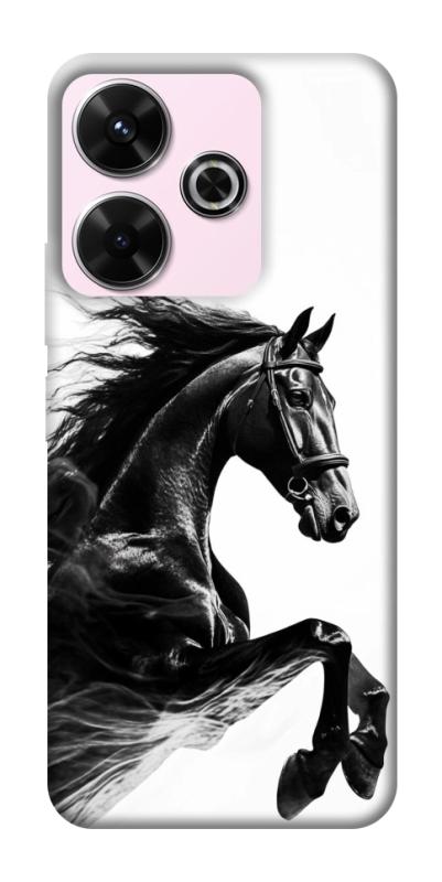 Чехол itsPrint Dark Horse для Xiaomi Redmi 13 4G / Poco M6 4G, животные, купить оптом с доставкой