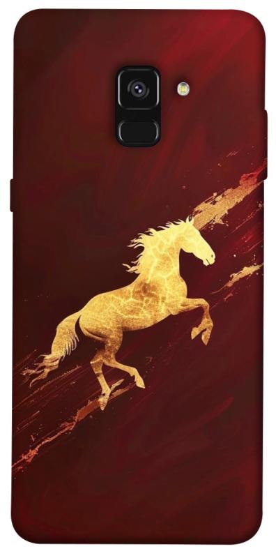 Чехол itsPrint Gold Splash для Samsung A530 Galaxy A8 (2018), животные, купить оптом с доставкой