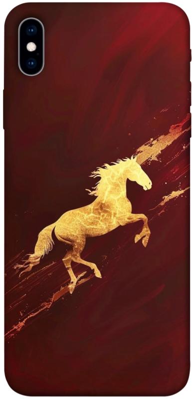 Чехол itsPrint Gold Splash для Apple iPhone XS Max (6.5"), животные, купить оптом с доставкой