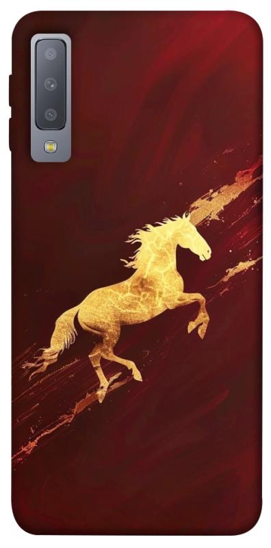 Чехол itsPrint Gold Splash для Samsung A750 Galaxy A7 (2018), животные, купить оптом с доставкой