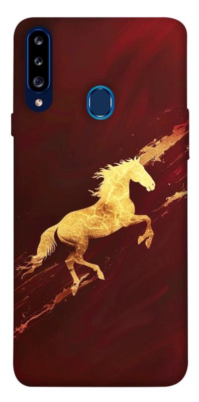 Чехол itsPrint Gold Splash для Samsung Galaxy A20s, животные, купить оптом с доставкой