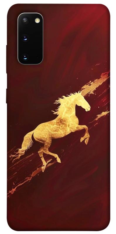 Чехол itsPrint Gold Splash для Samsung Galaxy S20, животные, купить оптом с доставкой
