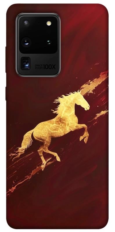Чехол itsPrint Gold Splash для Samsung Galaxy S20 Ultra, животные, купить оптом с доставкой