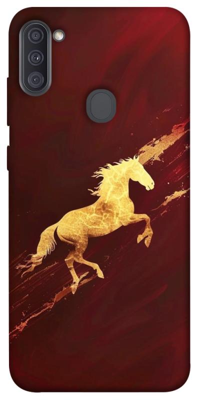 Чехол itsPrint Gold Splash для Samsung Galaxy A11, животные, купить оптом с доставкой