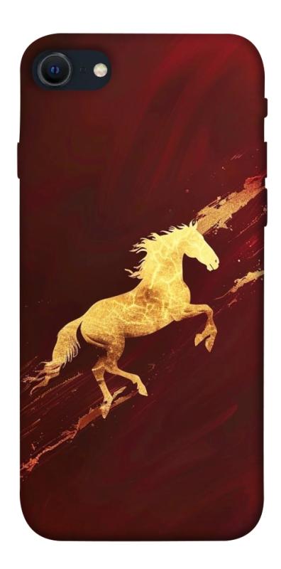 Чехол itsPrint Gold Splash для Apple iPhone SE (2020), животные, купить оптом с доставкой