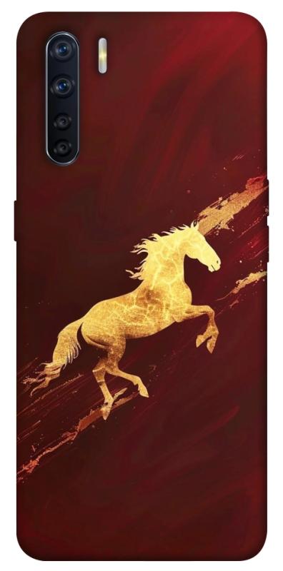 Чехол itsPrint Gold Splash для Oppo A91, животные, купить оптом с доставкой