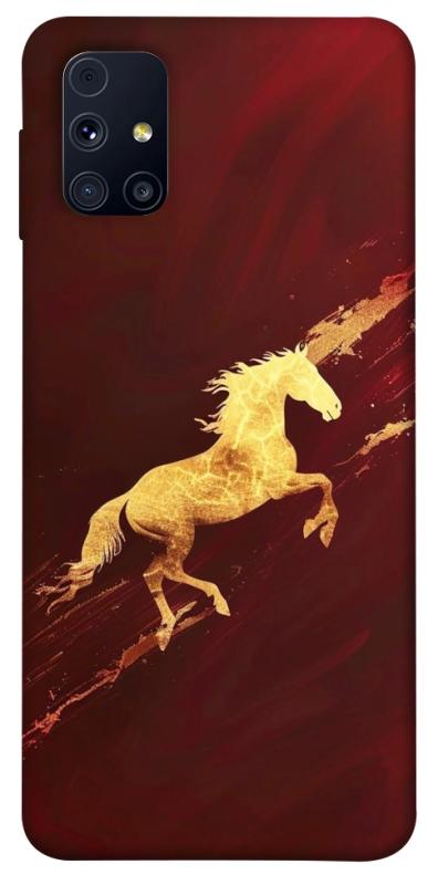 Чехол itsPrint Gold Splash для Samsung Galaxy M31s, животные, купить оптом с доставкой