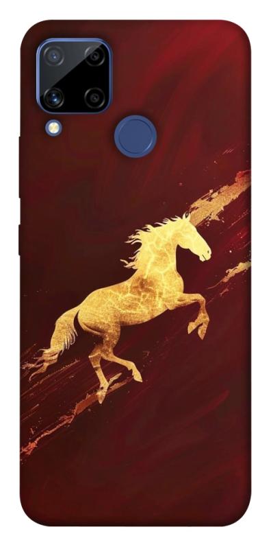 Чехол itsPrint Gold Splash для Realme C15, животные, купить оптом с доставкой