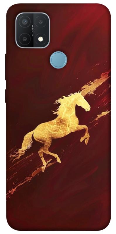 Чехол itsPrint Gold Splash для Oppo A15s / A15, животные, купить оптом с доставкой