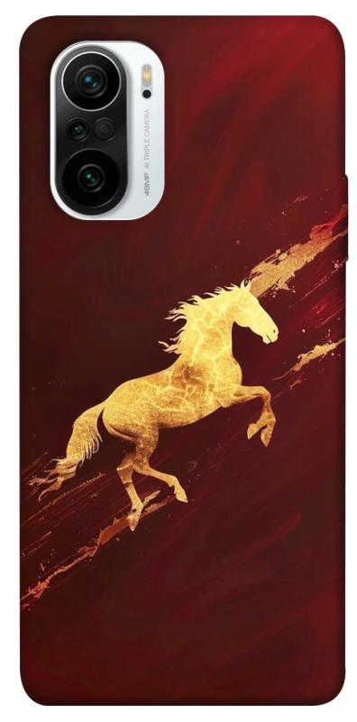 Чехол itsPrint Gold Splash для Xiaomi Redmi K40 / K40 Pro / K40 Pro+ / Poco F3, животные, купить оптом с доставкой
