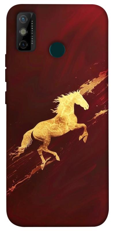 Чехол itsPrint Gold Splash для TECNO Spark 6 Go, животные, купить оптом с доставкой