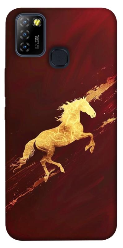 Чехол itsPrint Gold Splash для Infinix Hot 10 Lite, животные, купить оптом с доставкой