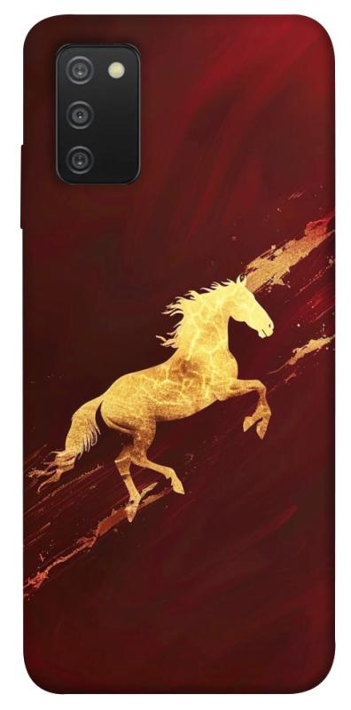 Чехол itsPrint Gold Splash для Samsung Galaxy A03s, животные, купить оптом с доставкой