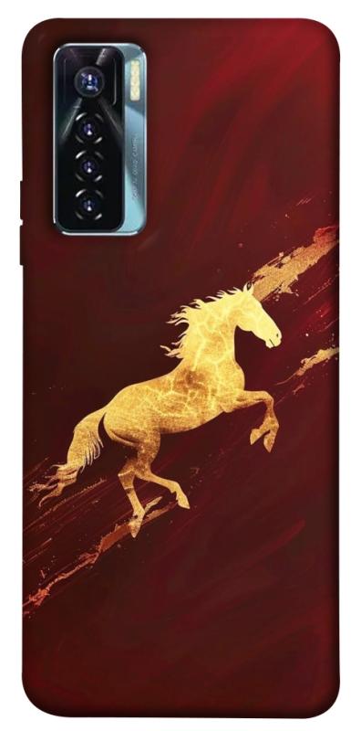 Чехол itsPrint Gold Splash для TECNO Camon 17 Pro, животные, купить оптом с доставкой