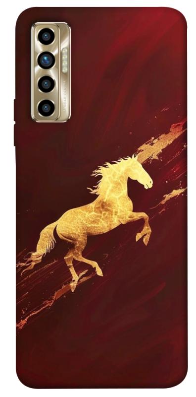 Чехол itsPrint Gold Splash для TECNO Camon 17P, животные, купить оптом с доставкой