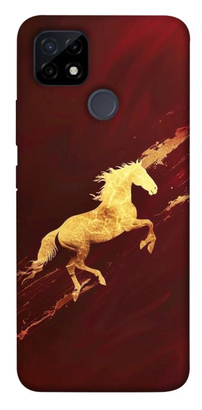 Чехол itsPrint Gold Splash для Realme C21Y, животные, купить оптом с доставкой