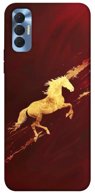 Чехол itsPrint Gold Splash для TECNO Spark 8P, животные, купить оптом с доставкой