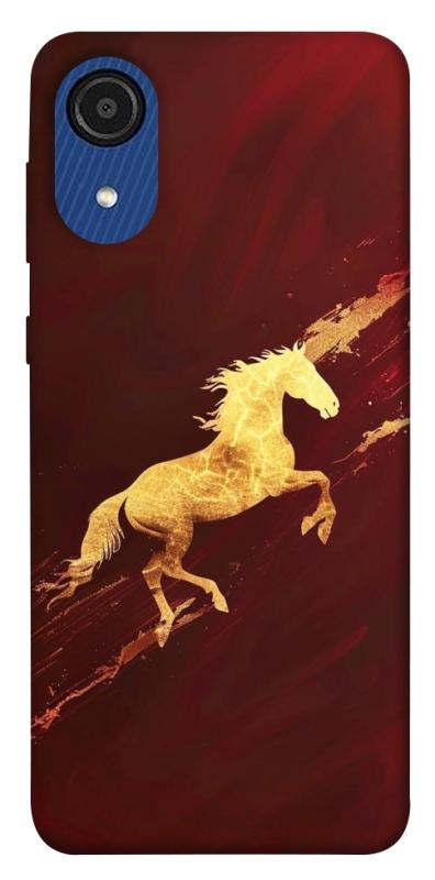 Чехол itsPrint Gold Splash для Samsung Galaxy A03 Core, животные, купить оптом с доставкой