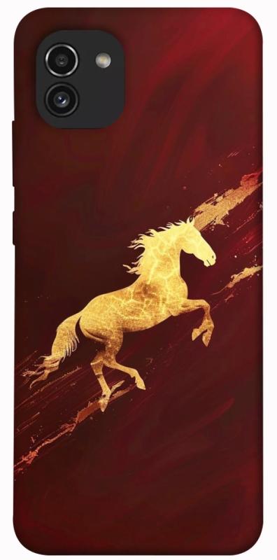 Чохол itsPrint Gold Splash для Samsung Galaxy A03, тварини, купити оптом з доставкою