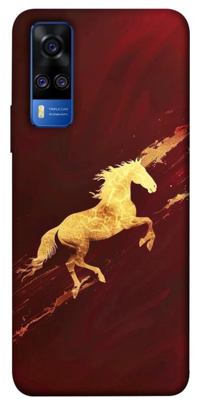 Чехол itsPrint Gold Splash для Vivo Y51a, животные, купить оптом с доставкой