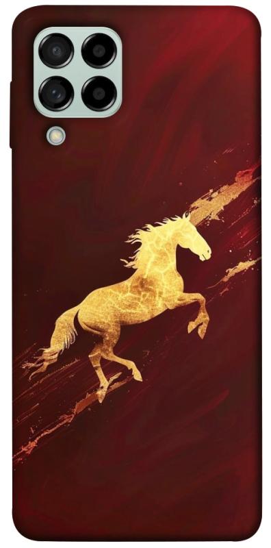 Чехол itsPrint Gold Splash для Samsung Galaxy M53 5G, животные, купить оптом с доставкой