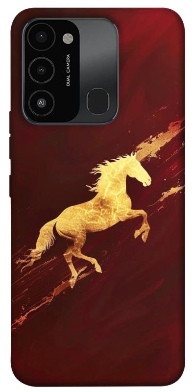 Чехол itsPrint Gold Splash для TECNO Spark 8C, животные, купить оптом с доставкой