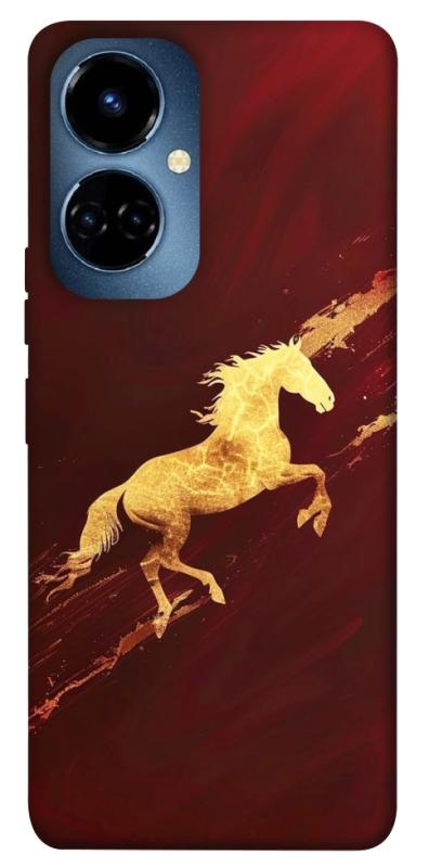 Чехол itsPrint Gold Splash для TECNO Camon 19 (CI6n) / 19 Pro (CI8n), животные, купить оптом с доставкой