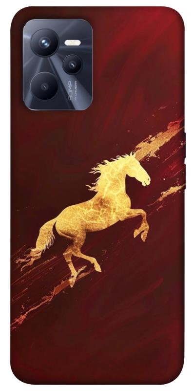 Чехол itsPrint Gold Splash для Realme C35, животные, купить оптом с доставкой