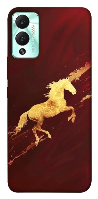 Чехол itsPrint Gold Splash для Infinix Hot 12 Play, животные, купить оптом с доставкой