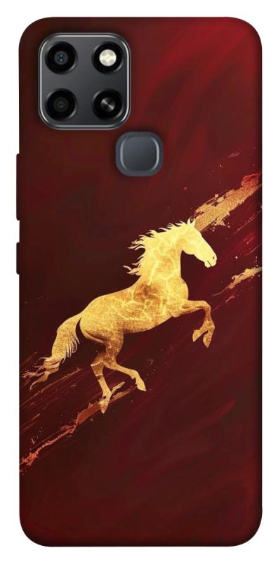 Чехол itsPrint Gold Splash для Infinix Smart 6, животные, купить оптом с доставкой