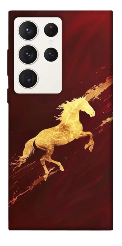 Чехол itsPrint Gold Splash для Samsung Galaxy S23 Ultra, животные, купить оптом с доставкой