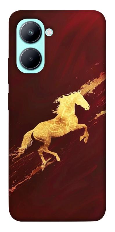 Чехол itsPrint Gold Splash для Realme C33, животные, купить оптом с доставкой