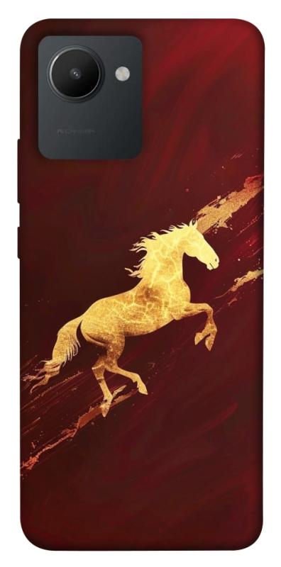 Чехол itsPrint Gold Splash для Realme C30, животные, купить оптом с доставкой
