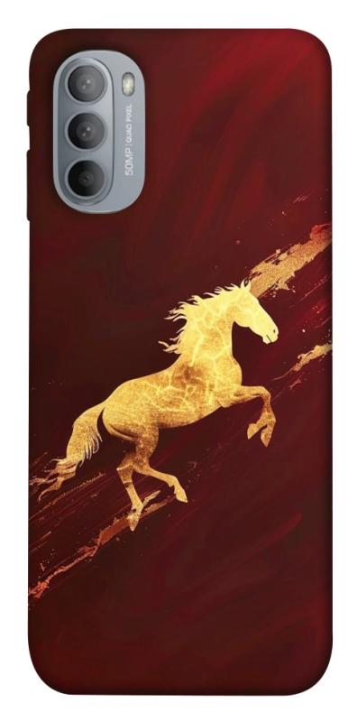 Чехол itsPrint Gold Splash для Motorola Moto G31, животные, купить оптом с доставкой
