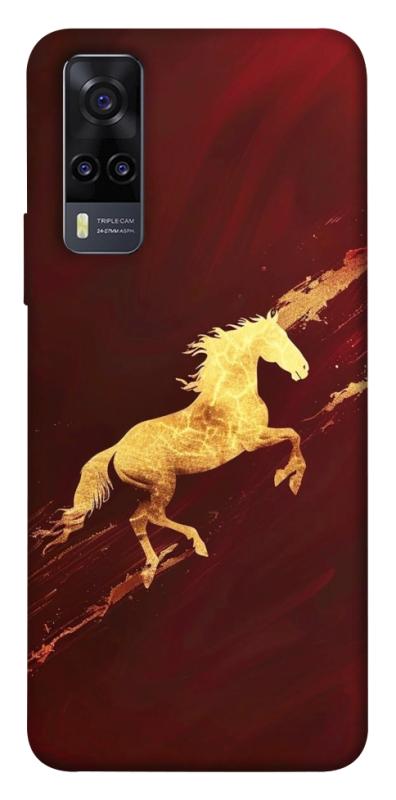 Чехол itsPrint Gold Splash для Vivo Y31, животные, купить оптом с доставкой
