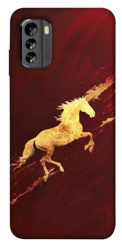 Чехол itsPrint Gold Splash для Nokia G60, животные, купить оптом с доставкой