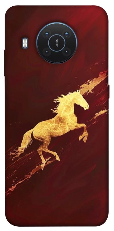 Чехол itsPrint Gold Splash для Nokia X10 / X20, животные, купить оптом с доставкой