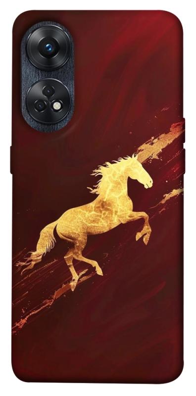 Чехол itsPrint Gold Splash для Oppo Reno 8 T 4G, животные, купить оптом с доставкой