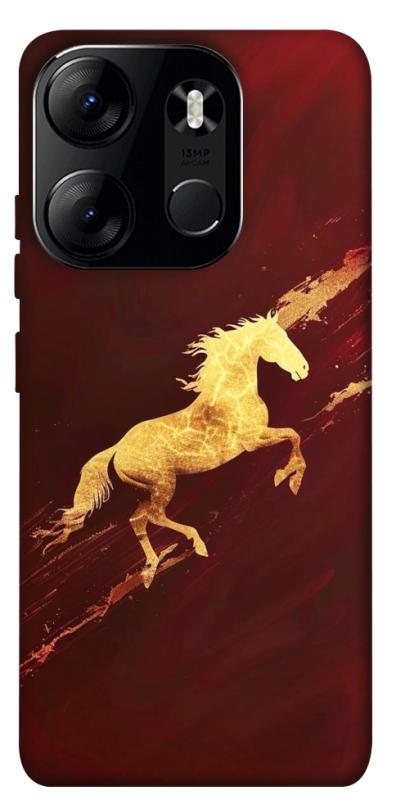Чехол itsPrint Gold Splash для Tecno Spark Go 2023, животные, купить оптом с доставкой