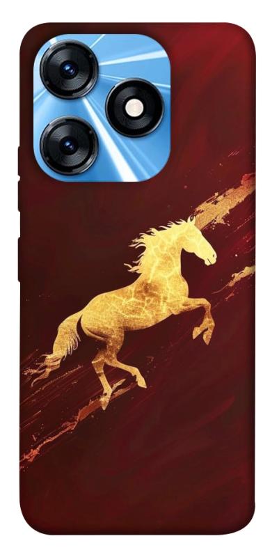Чехол itsPrint Gold Splash для TECNO Spark 10 Pro, животные, купить оптом с доставкой