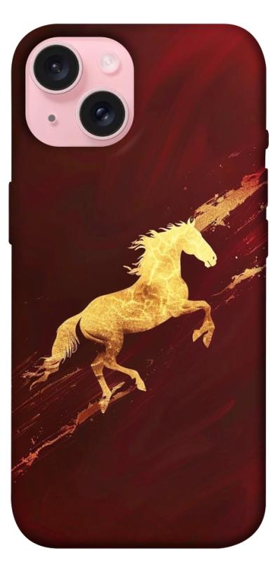 Чехол itsPrint Gold Splash для Apple iPhone 15 (6.1"), животные, купить оптом с доставкой
