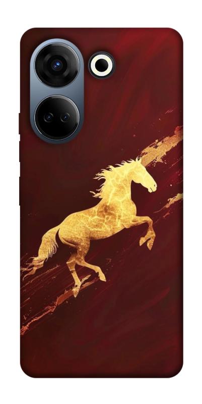 Чехол itsPrint Gold Splash для TECNO Camon 20 Pro (CK7n), животные, купить оптом с доставкой