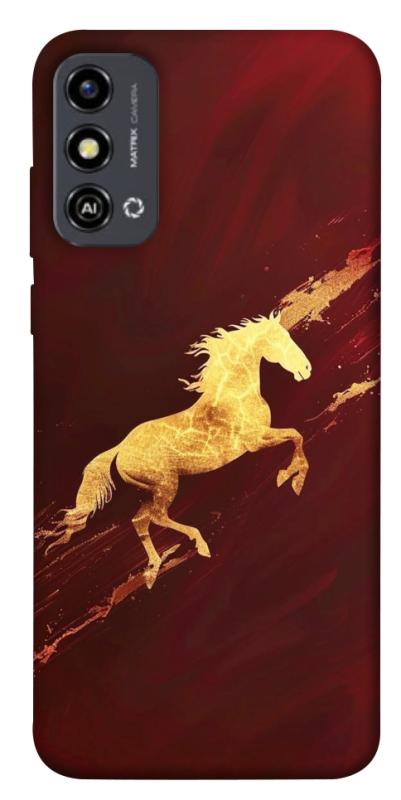 Чохол itsPrint Gold Splash для ZTE Blade A53, тварини, купити оптом з доставкою