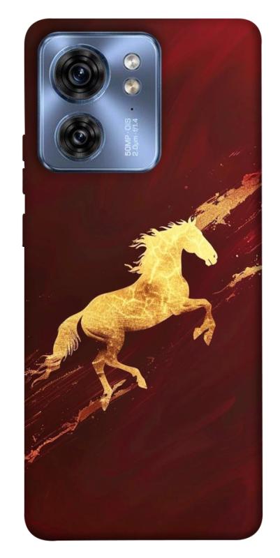 Чехол itsPrint Gold Splash для Motorola Edge 40, животные, купить оптом с доставкой