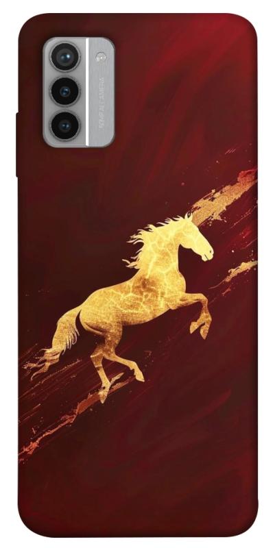 Чехол itsPrint Gold Splash для Nokia G42, животные, купить оптом с доставкой