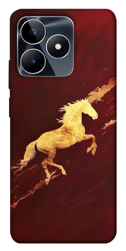Чехол itsPrint Gold Splash для Realme C53, животные, купить оптом с доставкой