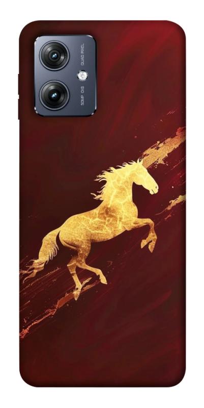 Чехол itsPrint Gold Splash для Motorola Moto G54, животные, купить оптом с доставкой