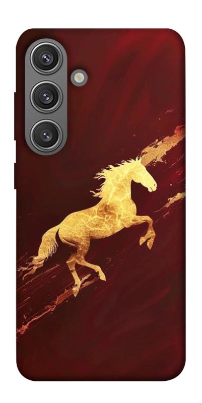Чехол itsPrint Gold Splash для Samsung Galaxy S24, животные, купить оптом с доставкой