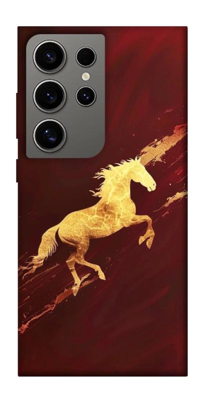 Чехол itsPrint Gold Splash для Samsung Galaxy S24 Ultra, животные, купить оптом с доставкой