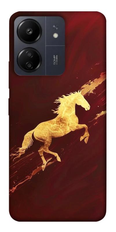 Чехол itsPrint Gold Splash для Xiaomi Redmi 13C, животные, купить оптом с доставкой
